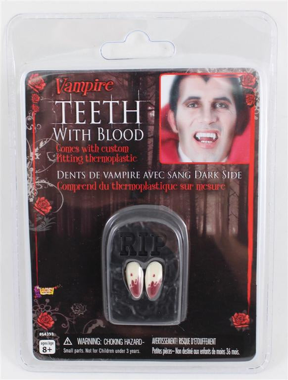 VAMPIRE TEETH W/BLOOD